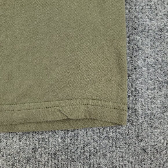 American Veteran Shirt Men's Large Green Military Graphic Crew Neck Short Sleeve - Picture 8 of 14